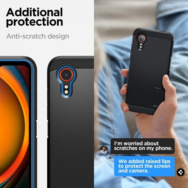 Samsung Galaxy XCover 7 Kuori Tough Armor Musta