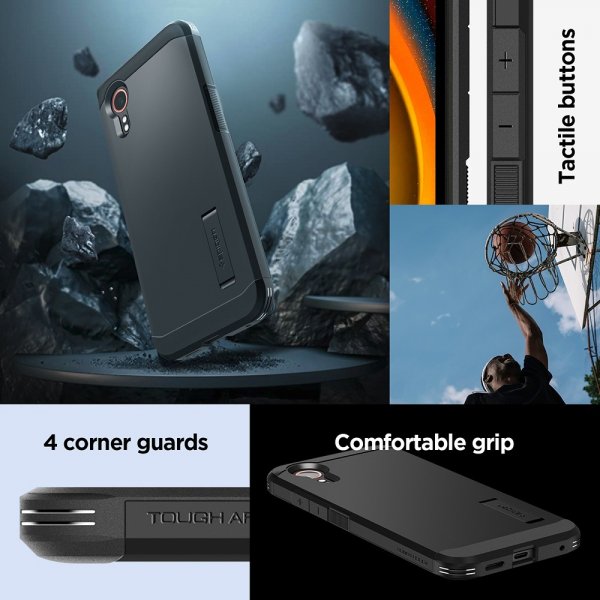 Samsung Galaxy XCover 7 Kuori Tough Armor Musta