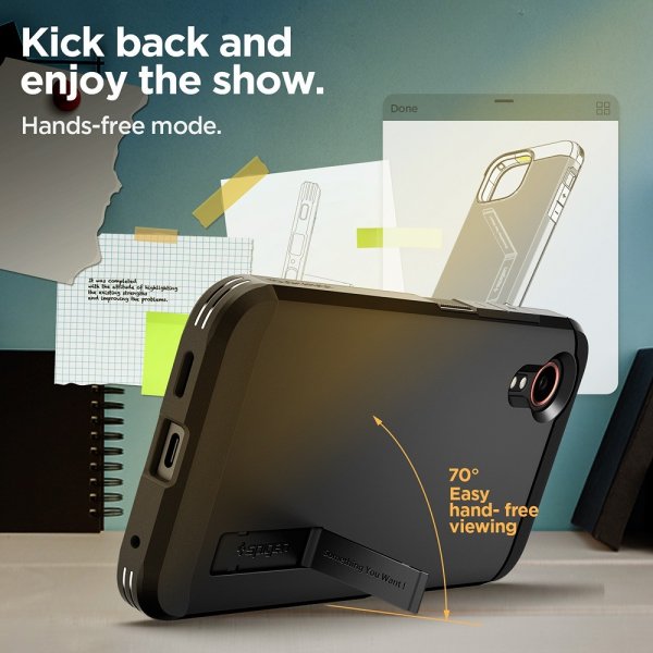 Samsung Galaxy XCover 7 Kuori Tough Armor Musta