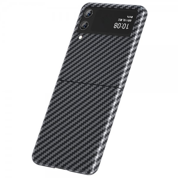 Samsung Galaxy Z Flip 3 Kuori Aramid Fiber Musta