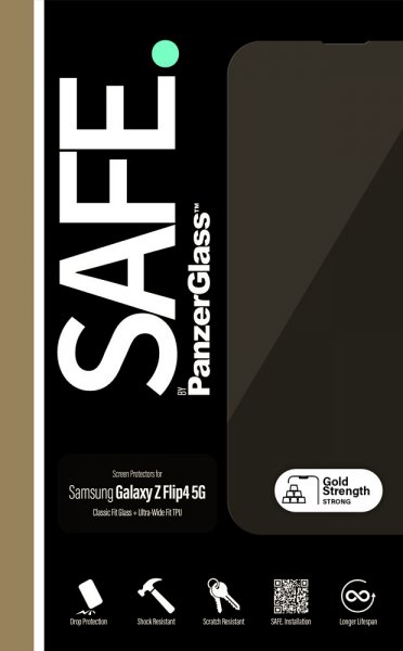 Samsung Galaxy Z Flip 4 Näytönsuoja Classic Fit Glass + Ultra-Wide Fit TPU