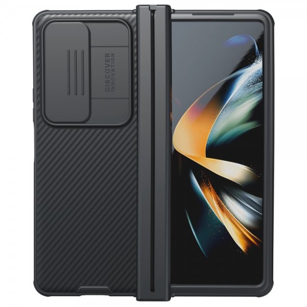 Samsung Galaxy Z Fold 4 Kuori CamShield Musta