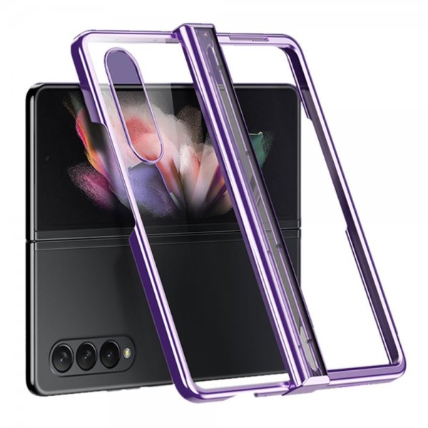 Samsung Galaxy Z Fold 4 Kuori Pinnoitettu reuna Violetti