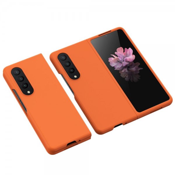 Samsung Galaxy Z Fold 4 Kuori Soft-coating Oranssi