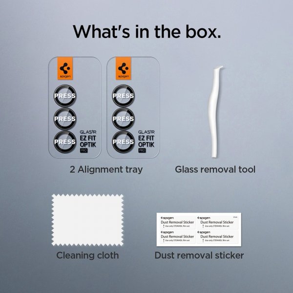 Samsung Galaxy Z Fold 7 Kameran suoja GLAS.tR EZ Fit Optik Pro 2-pakkaus Musta