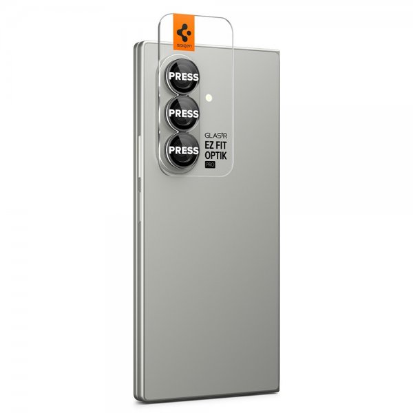 Samsung Galaxy Z Fold 7 Kameran suoja GLAS.tR EZ Fit Optik Pro 2-pakkaus Musta