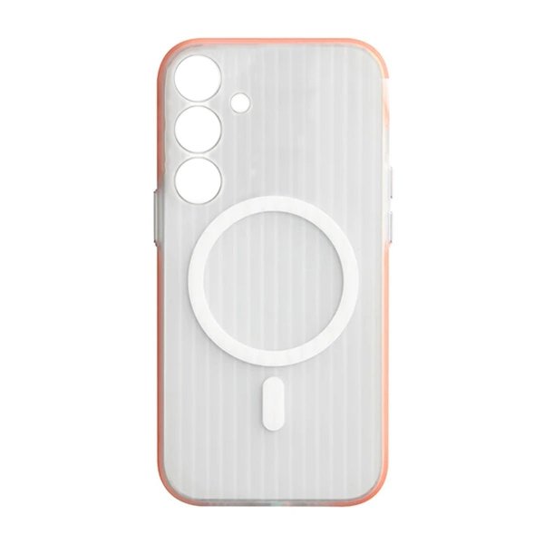 Samsung Galaxy S24 Plus Kuori Aaltolevy MagSafe Oranssi