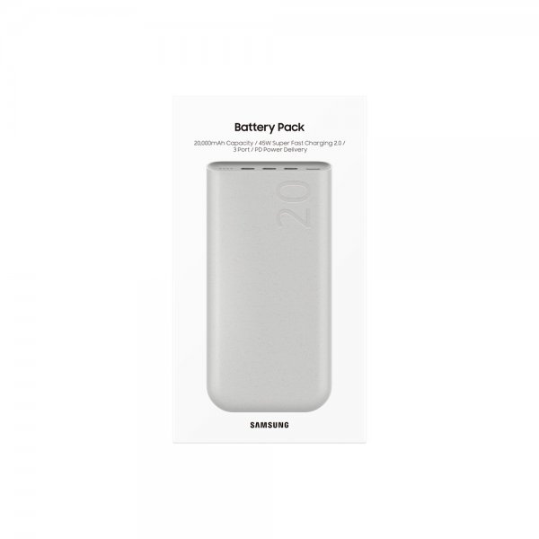 Original Powerbank Battery Pack 20 000 mAh 45W Beige