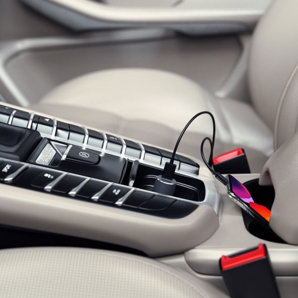 Autolaturi PD 1xUSB-C ja 1xUSB-A Hopea