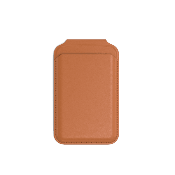 Korttipidike Vegan-Leather Magnetic Wallet Stand Oranssi