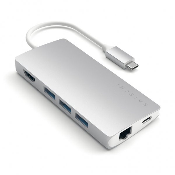 USB-C Multi-Port adapteri 4K Gigabit Ethernet V2 Hopea