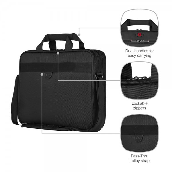 Sensor 16" Tietokone Laukku Musta