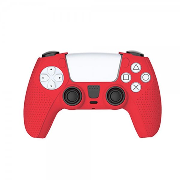  Silikonikotelo PlayStation 5 -käsiohjaimelle Punainen