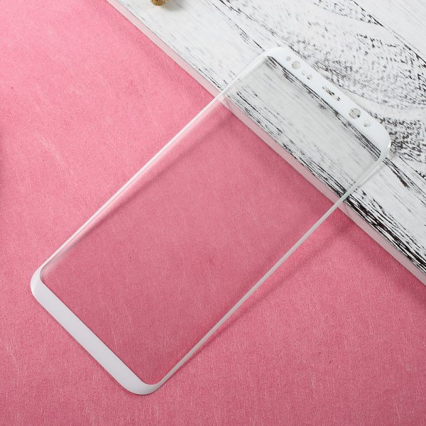 Näytönsuoja Karkaistua Lasia Samsung Galaxy S8 Plus Full Size 3D Valkoinen