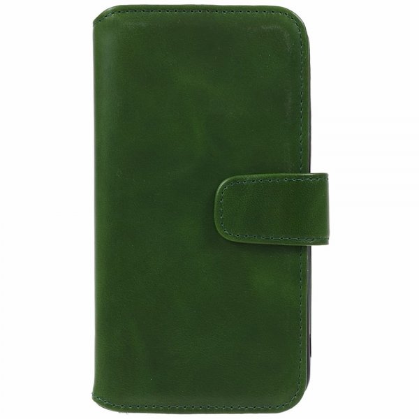 Sony Xperia 1 V Kotelo Essential Leather Juniper Green