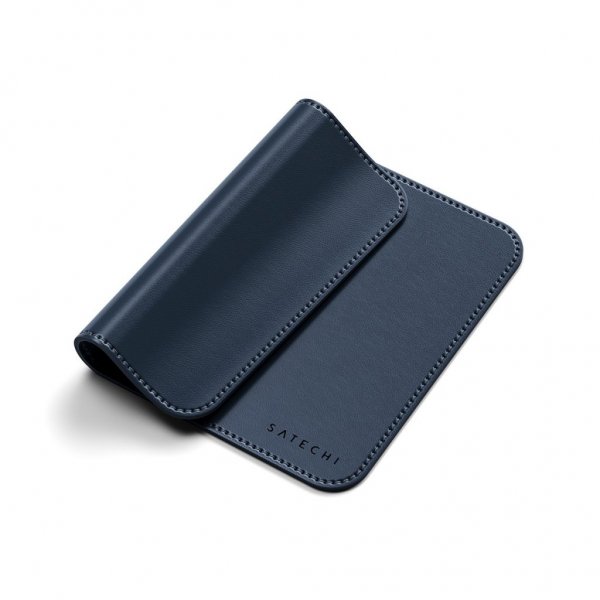 Vegan-Leather Premium Mouse Pad Sininen