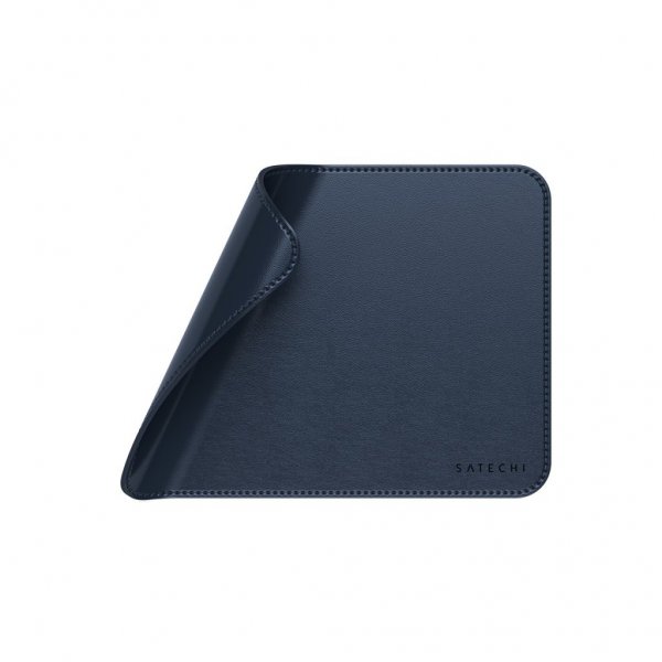 Vegan-Leather Premium Mouse Pad Sininen