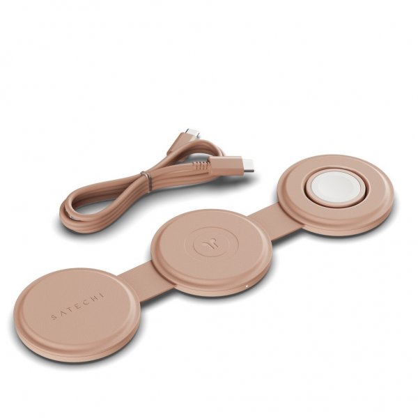 OntheGo 3-i-1 langaton laturi Desert Rose