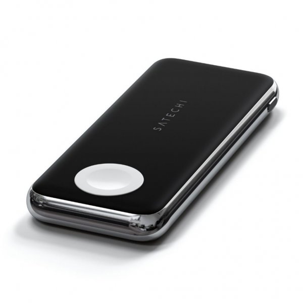 Quatro Powerbank kanssa Qi-lataus ja Apple Watch lataus