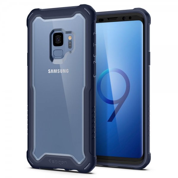 Hybrid 360 Suojakuori till Samsung Galaxy S9 Näytönsuoja Deepsea Blue