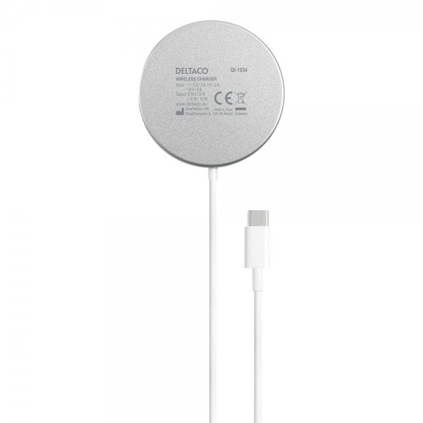 Langaton laturi Magnetic Wireless Charger MagSafe Valkoinen