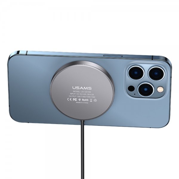 Langaton laturi US-CD183 Aluminium 15W MagSafe