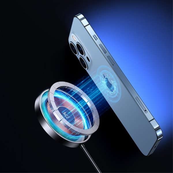 Langaton laturi US-CD183 Aluminium 15W MagSafe