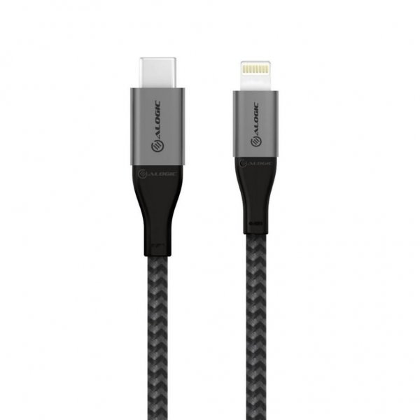 Ultra USB-C että Lightning-kaapeli 1.5 m Space Grey