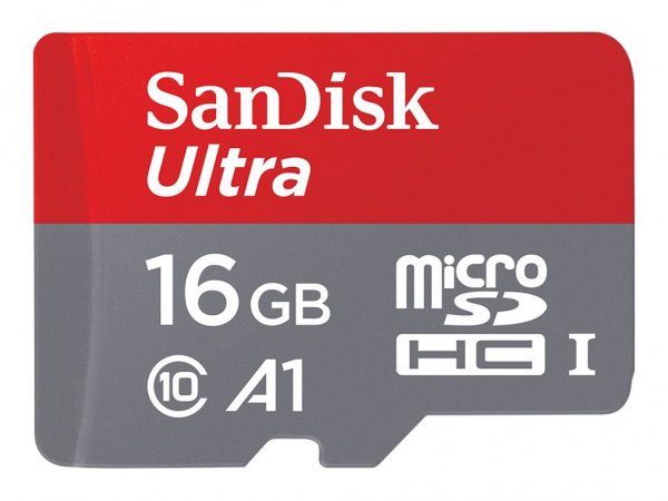 Ultra Android 16GB microSDHC 98MB/s + SD Adapterit
