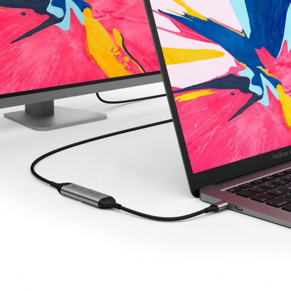 Ultra USB-C että HDMI kaapeli 4K @60Hz 1 metri