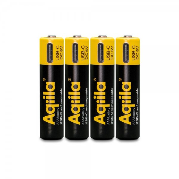 Rechargeable AAA Battery USB-C 4-pack
