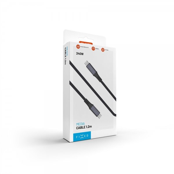 USB-C Media Kaapeli USB4 gen 2 240W 2m