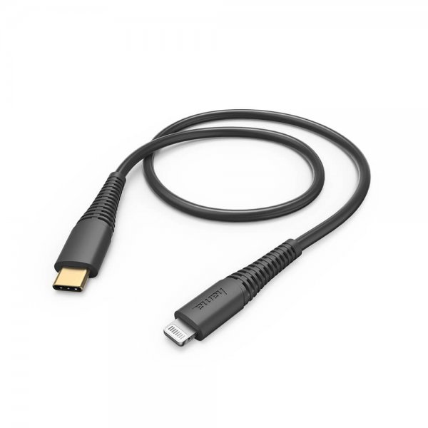Kaapeli USB-C/Lightning 1.5m Musta