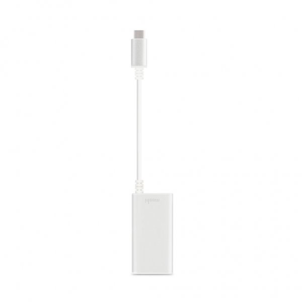 USB-C-Gigabit Ethernet-Sovitin Valkoinen