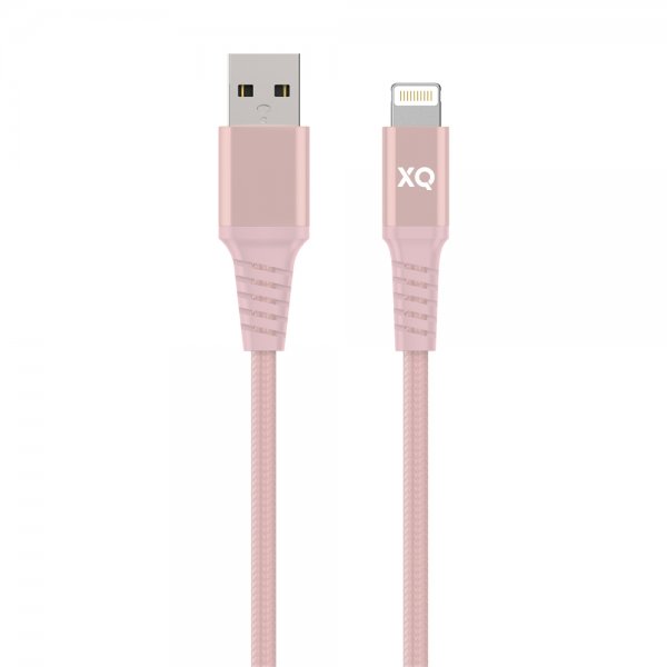 USB Lightning Kaapeli Flätad Stark 2 m Ruusukulta