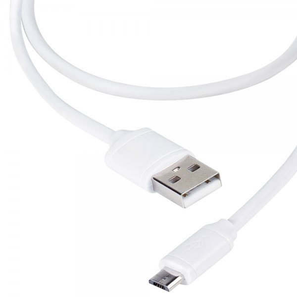 USB till Micro-USB Kaapeli 1.2 meter Valkoinen