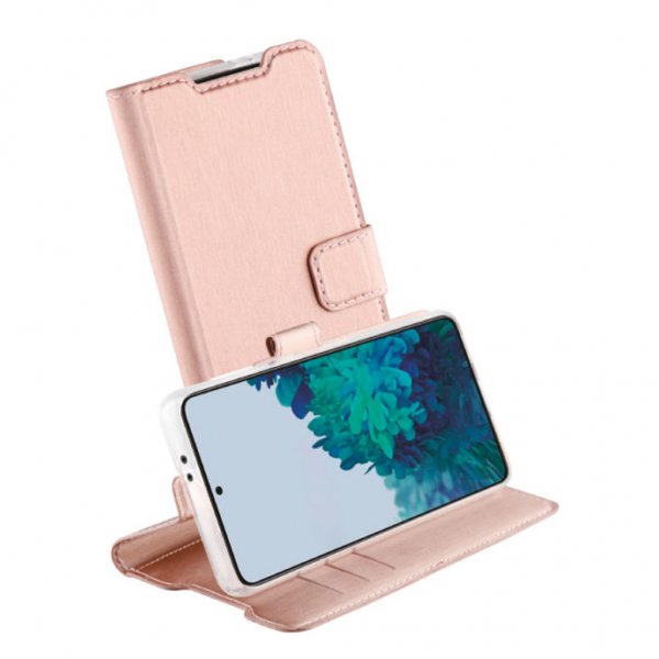 Samsung Galaxy S21 Kotelo Classic Wallet Ruusukulta