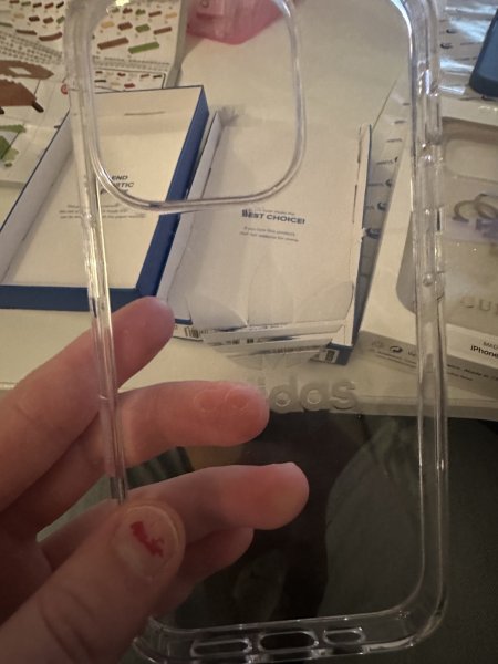 iPhone 14 Pro Kuori Protective Clear Case Läpinäkyvä