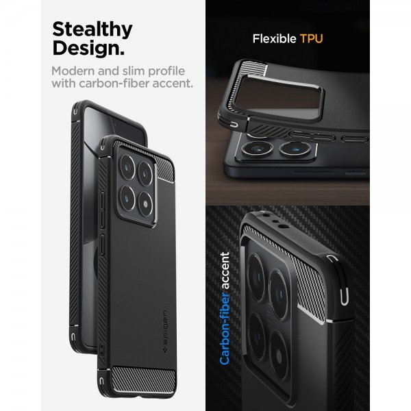 Xiaomi 14T Kuori Rugged Armor Matte Black