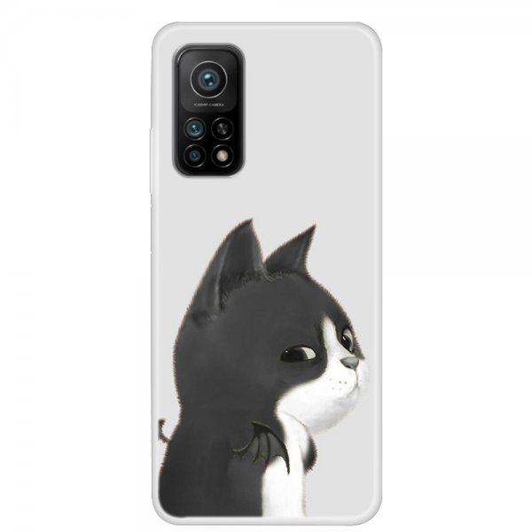 Xiaomi Mi 10T/10T Pro Suojakuori Aihe Musta Kissat