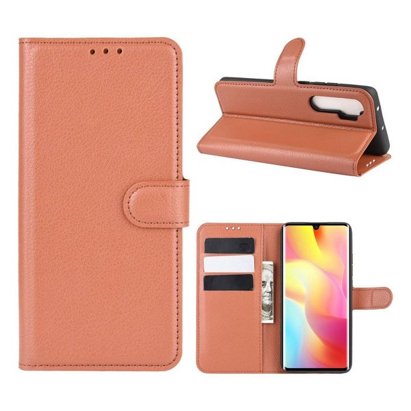 Xiaomi Mi Note 10 Lite Kotelo Telinetoiminto Ruskea