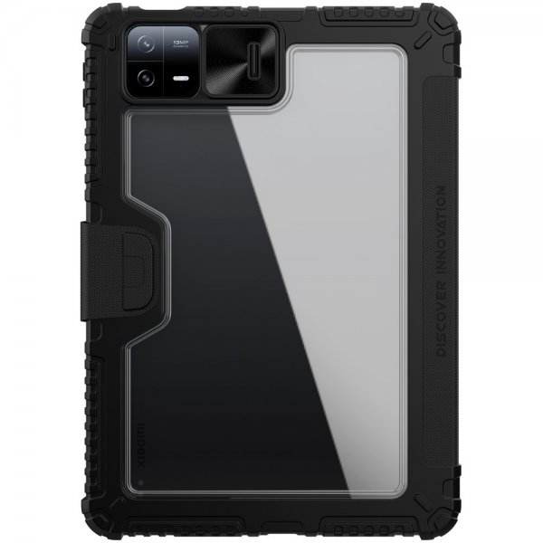 Xiaomi Pad 6 Kotelo Bumper Leather Case Pro Musta