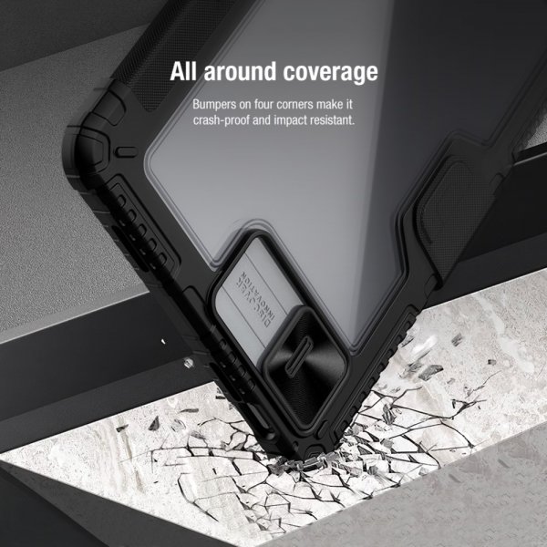 Xiaomi Pad 6 Kotelo Bumper Leather Case Pro Musta