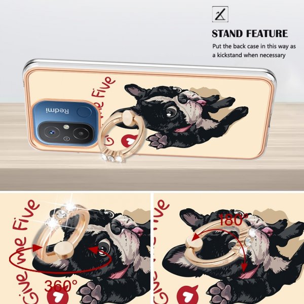 Xiaomi Redmi 12C Kuori Finger Ring Aihe Give Me Five