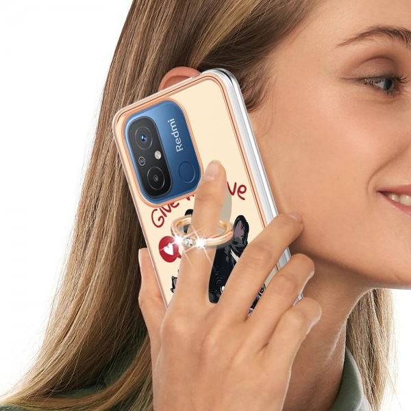 Xiaomi Redmi 12C Kuori Finger Ring Aihe Give Me Five