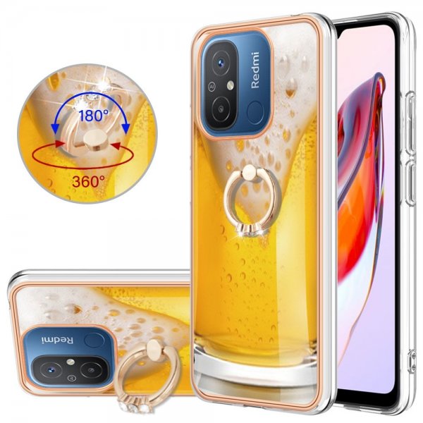 Xiaomi Redmi 12C Kuori Finger Ring Aihe Olut