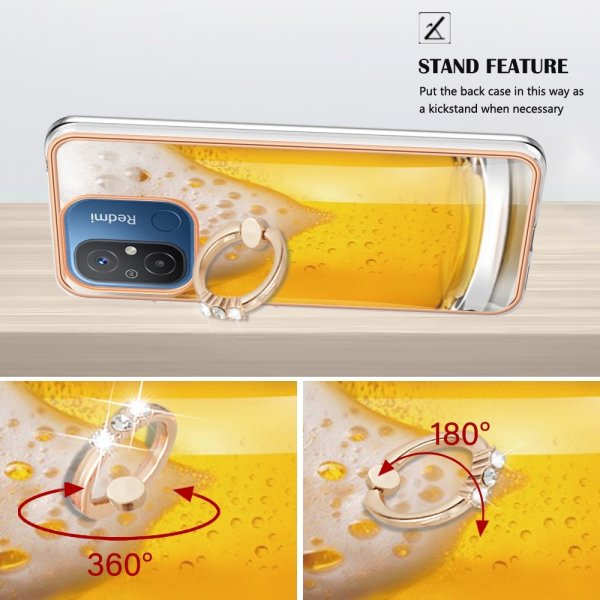 Xiaomi Redmi 12C Kuori Finger Ring Aihe Olut