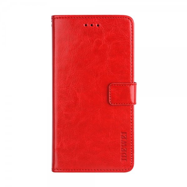 Xiaomi Redmi 9T Kotelo Nahkarakenne Punainen