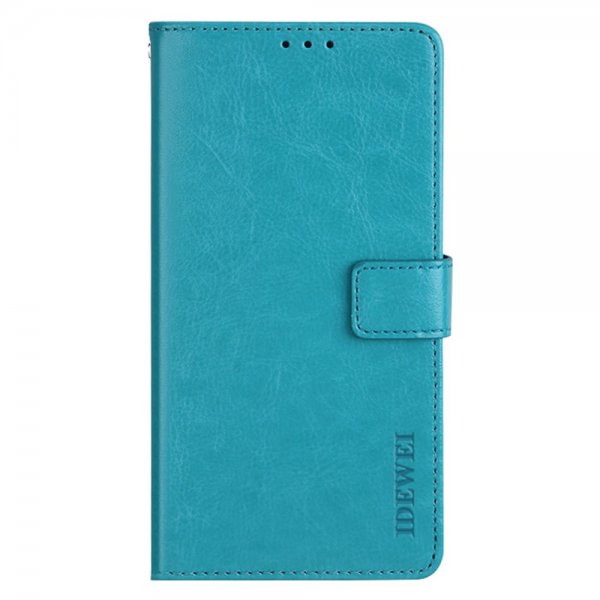 Xiaomi Redmi Note 10 5G Kotelo Nahkarakenne Sininen