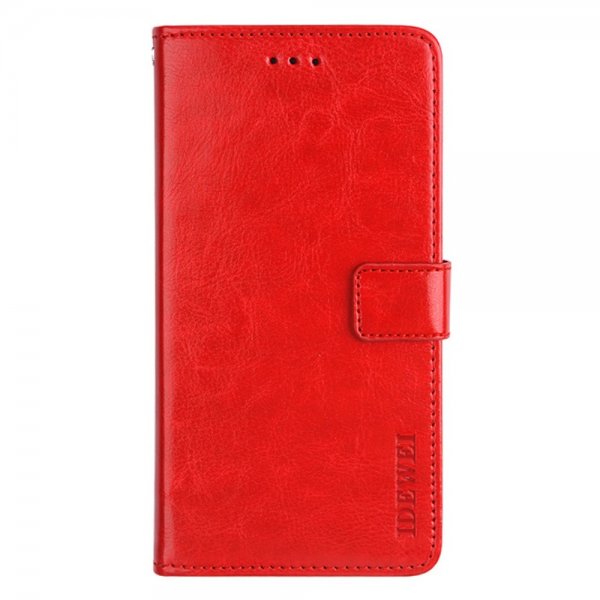 Xiaomi Redmi Note 10 5G Kotelo Nahkarakenne Punainen